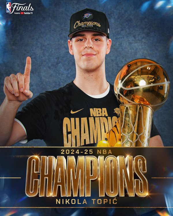天选之子😂！托皮奇一场NBA赛事  未打就夺得总第一名   