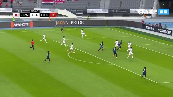 10分钟2球！杰梅恩-良连进两球，日本2-0领跑  中国香港！