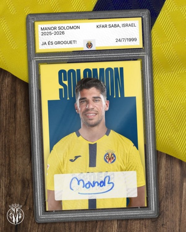 官方：热刺26岁翼锋所罗门租借加盟比利亚雷亚尔1个赛季