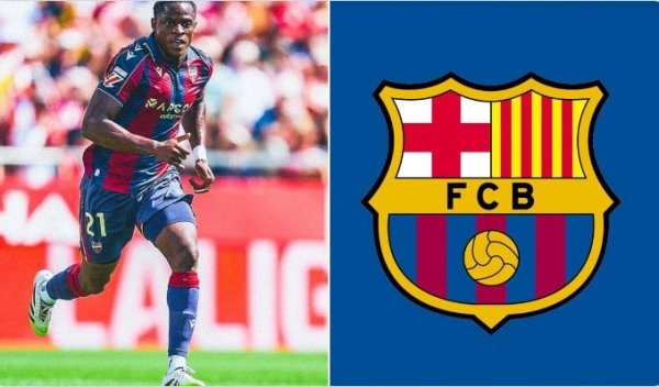 巴萨有意！阿斯谈莱万特前场球员艾永合同：解约金3000万，含