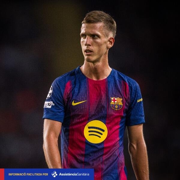 🚑出战国家德比成疑！巴萨官方：奥尔莫左腿比目鱼肌负伤